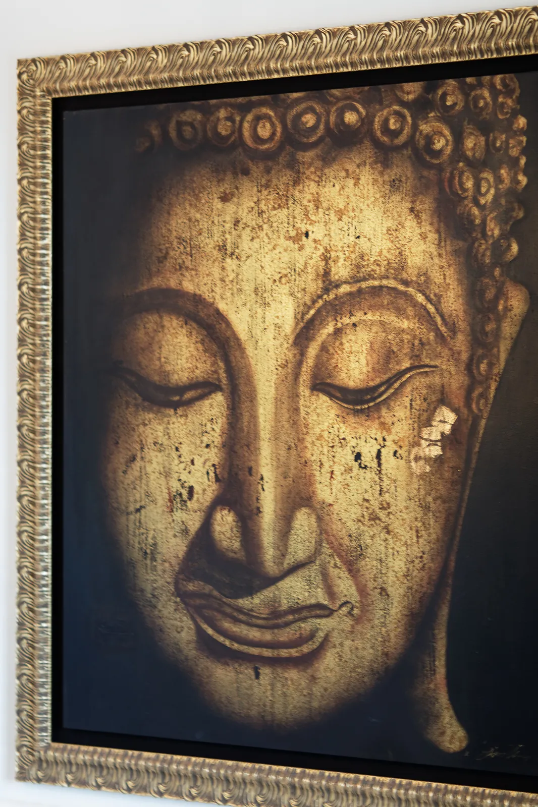 Côte d’Azur — Buddha painting, detail