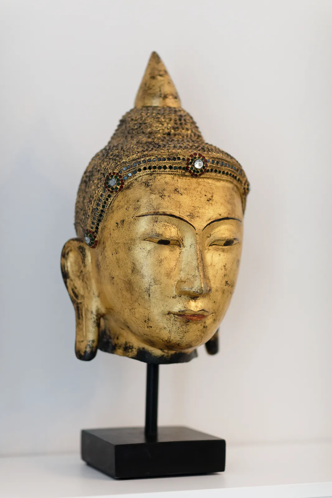 Côte d’Azur — Gilded Buddha head